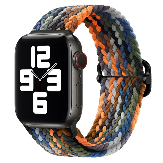 Nylon Braided Solo Loop Band for Apple Watch