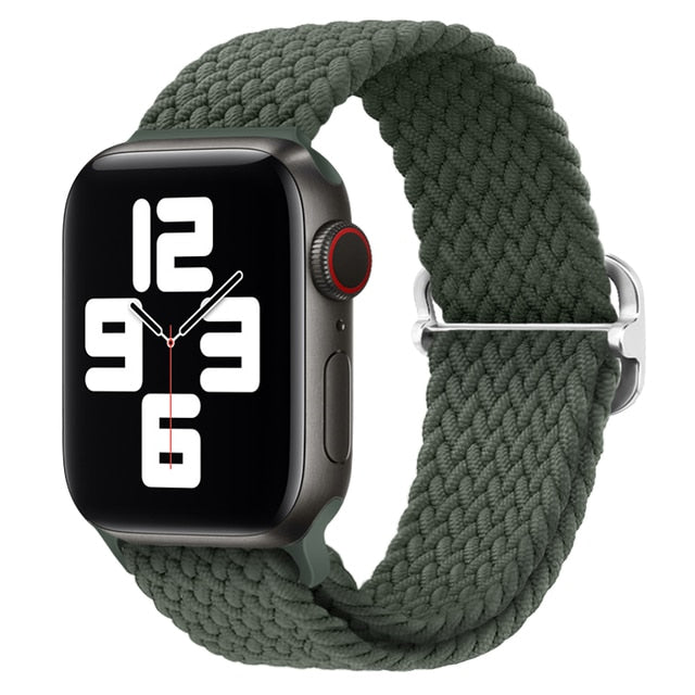 Nylon Braided Solo Loop Band for Apple Watch