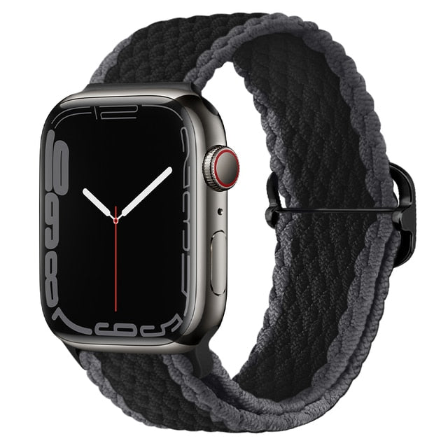 Nylon Braided Solo Loop Band for Apple Watch