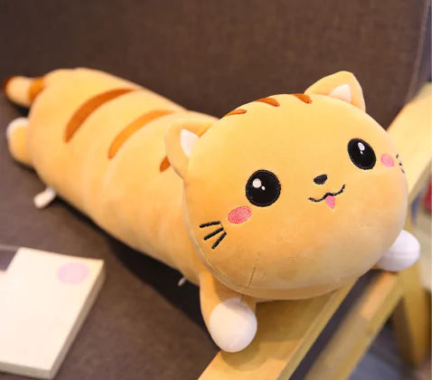 130 cm lang kattenkussen voor kinderen