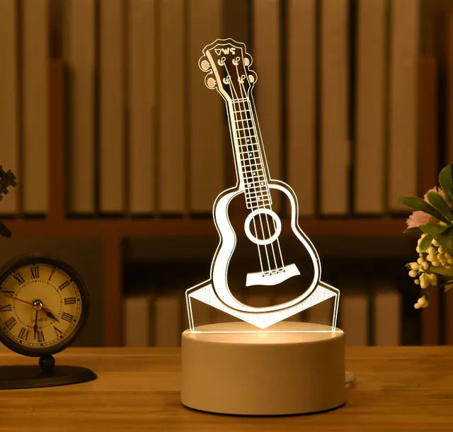 3D LED creatieve nachtlamp voor kinderen