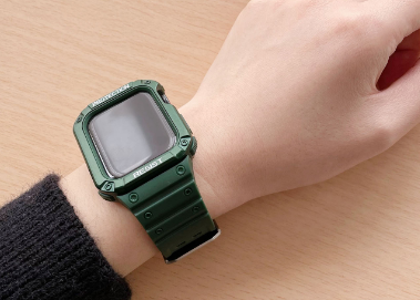 Apple Watch Series 7 6 SE 5 için Watch Band + Kılıf