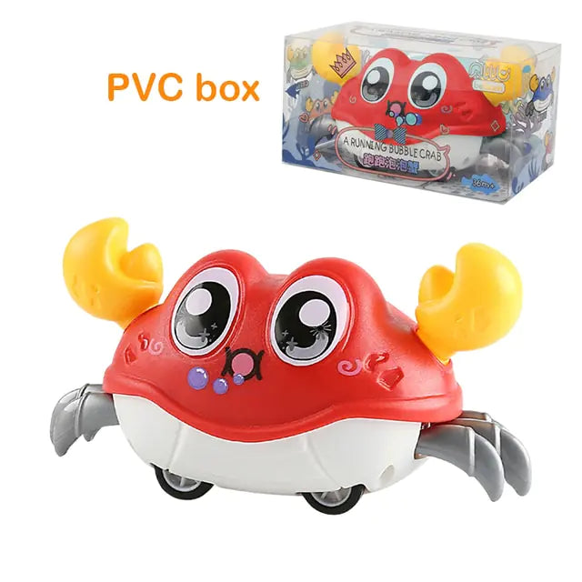 Leuke Sensing Kruipende Krab Babyspeelgoed Interactief Wandelen Dansen met Muziek Vermijd automatisch obstakels Speelgoed voor kinderen Peuter