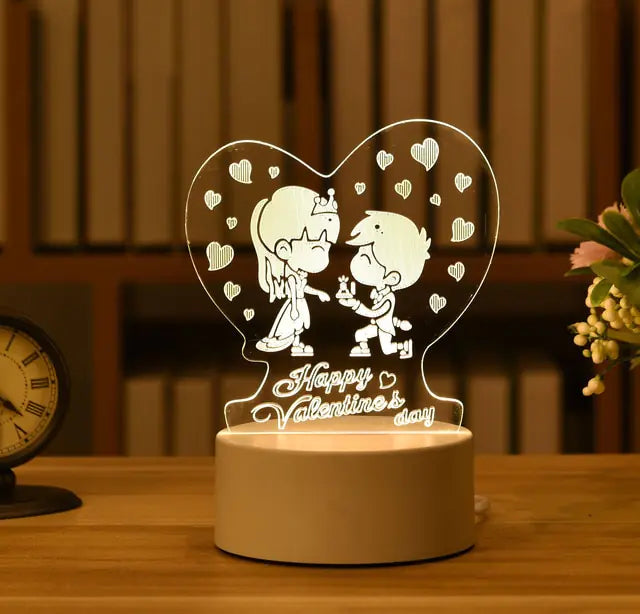3D LED creatieve nachtlamp voor kinderen