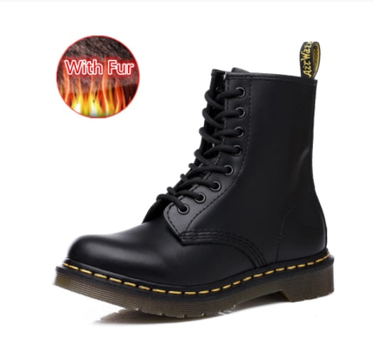 Unisex deri çizmeler