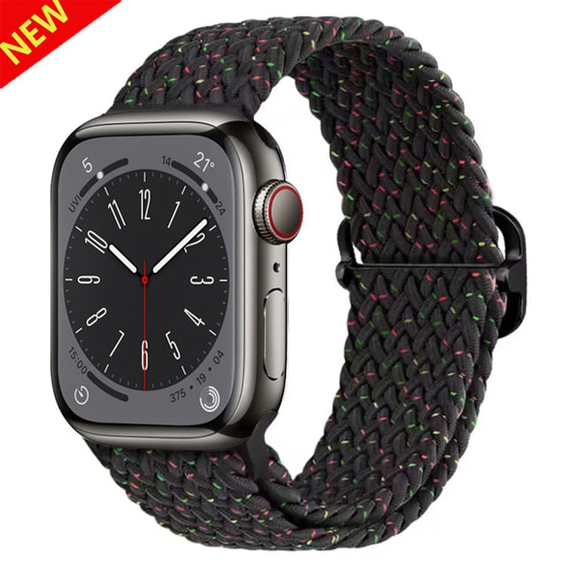 Nylon Braided Solo Loop Band for Apple Watch