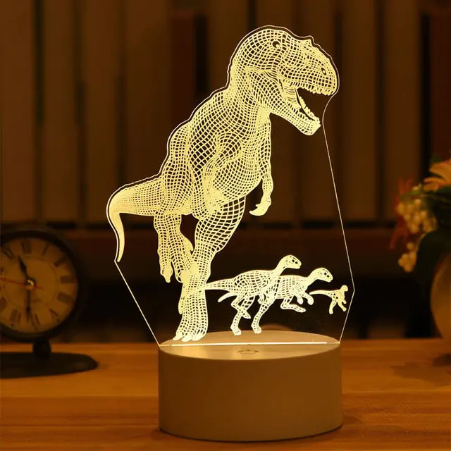 3D LED creatieve nachtlamp voor kinderen
