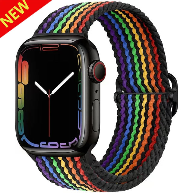 Nylon Braided Solo Loop Band for Apple Watch