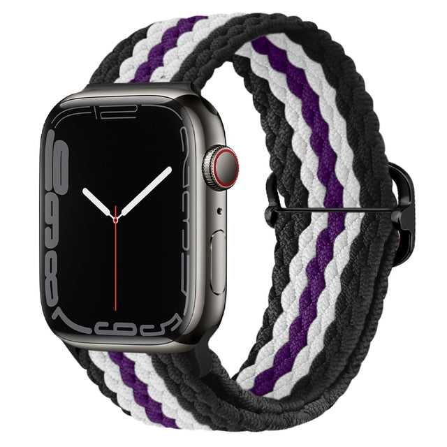 Nylon Braided Solo Loop Band for Apple Watch