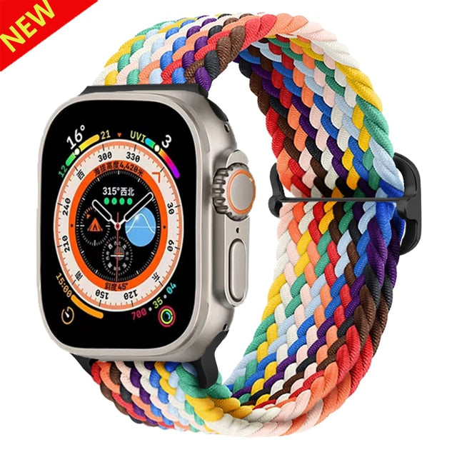 Nylon Braided Solo Loop Band for Apple Watch