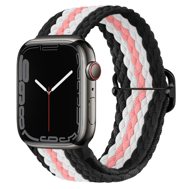 Nylon Braided Solo Loop Band for Apple Watch