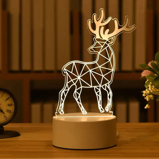 3D LED creatieve nachtlamp voor kinderen