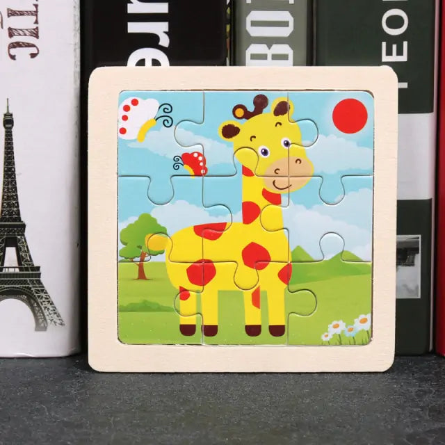 Kinderspeelgoed Houten 3D-puzzel
