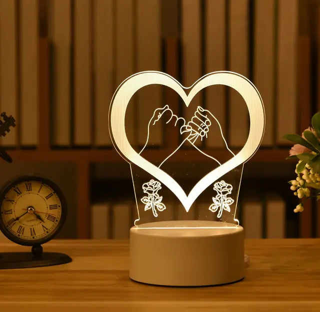 3D LED creatieve nachtlamp voor kinderen