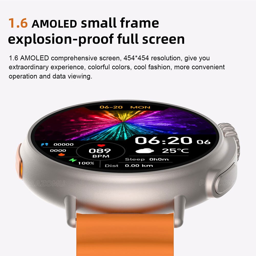 AMOLED 1.6 İnç Akıllı Saat