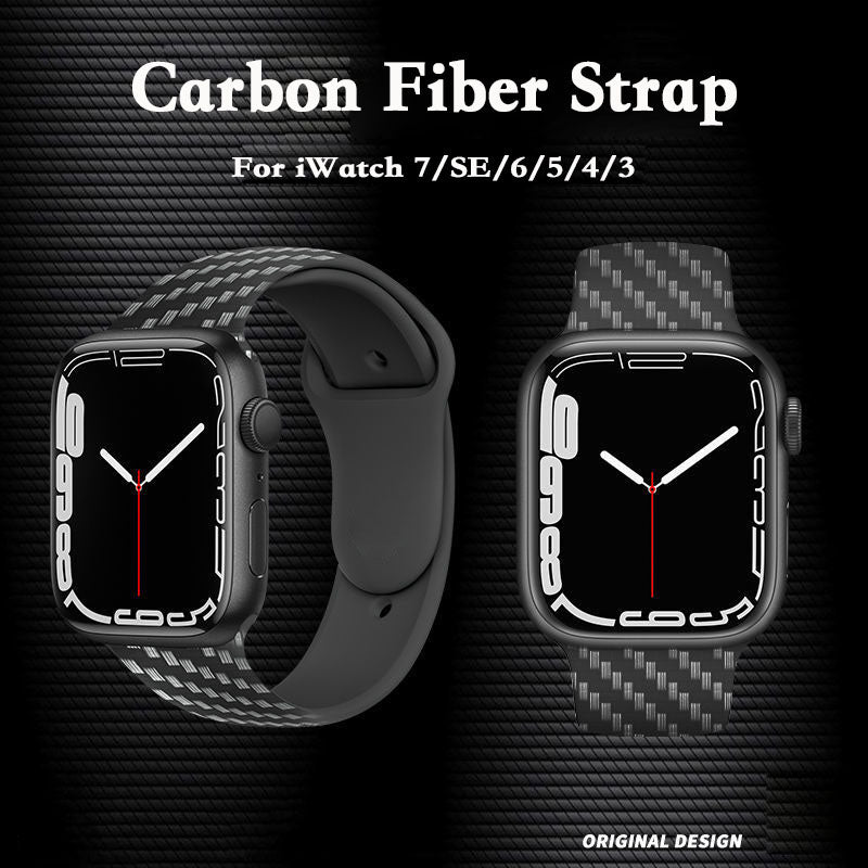 Apple Watch için Karbon Fiber Kayış