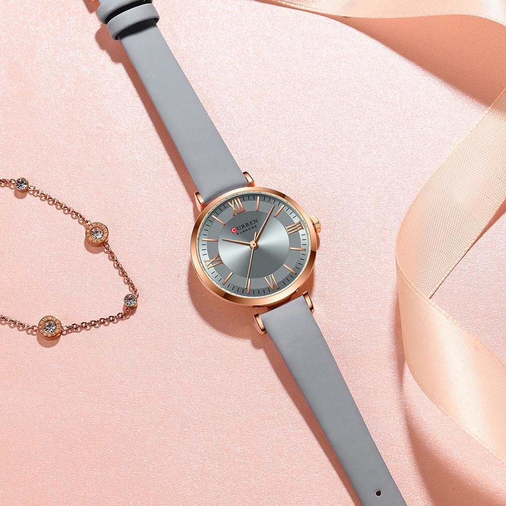 Classic Clock leren horloge