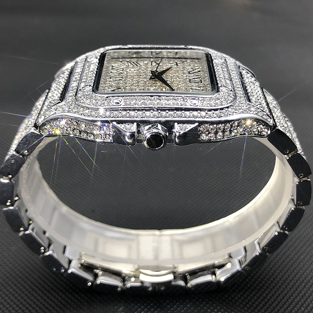 MISSFOX Top Brand Square men's watch