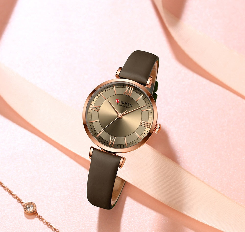 Classic Clock leren horloge