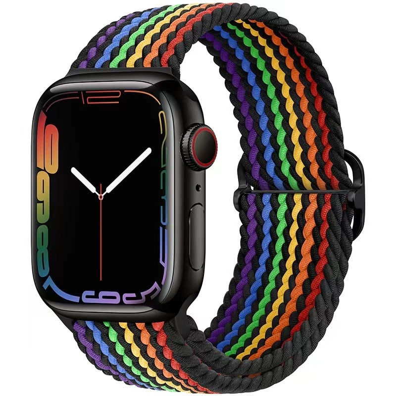 Nylon Braided Solo Loop Band for Apple Watch