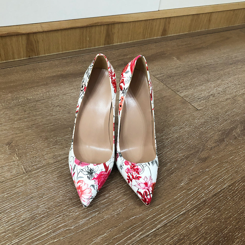 Veowalk Flowers Stiletto Topuklu Ayakkabı