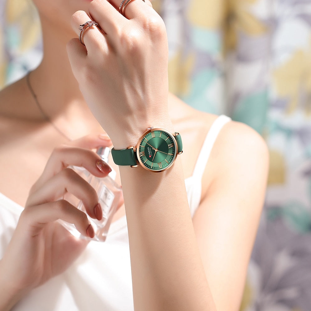 Classic Clock leren horloge