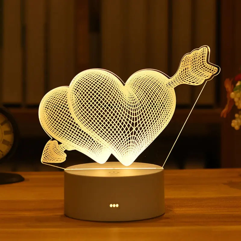 3D LED creatieve nachtlamp voor kinderen