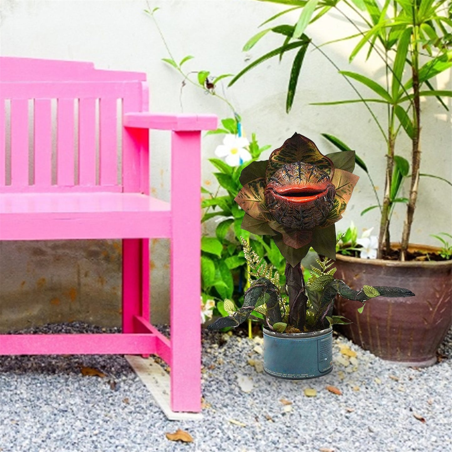 Realistic Piranha Plant Halloween Garden Decoration