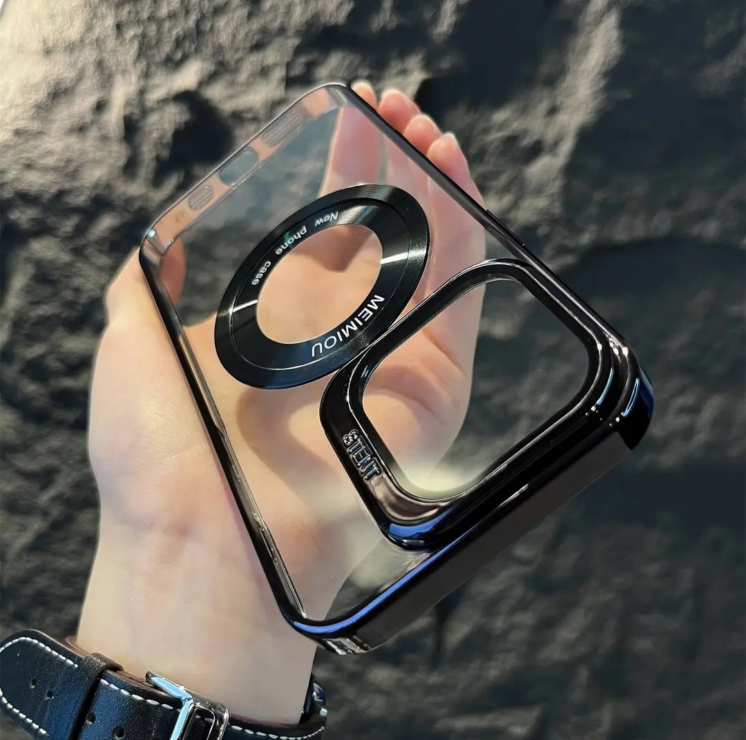 MagSafe ve Lens Koruyucu Şeffaf iPhone Kılıfı