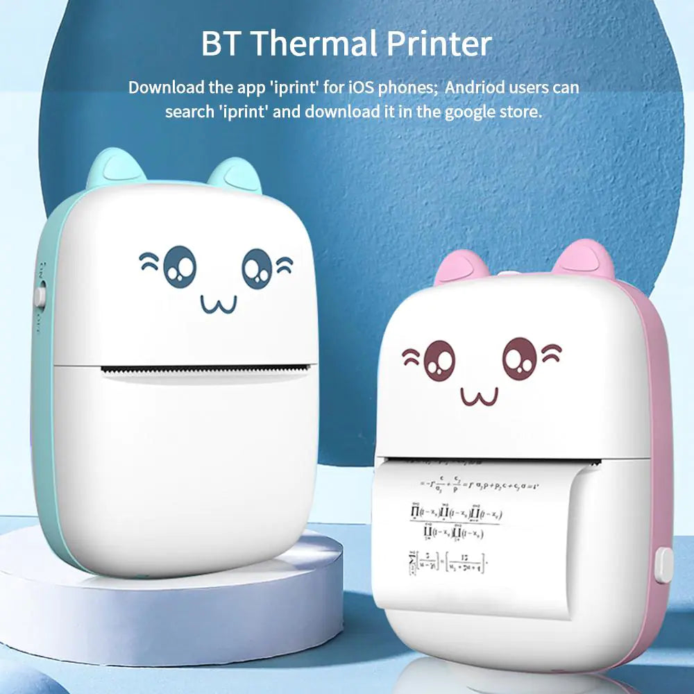 Bluetooth-Compatible Mini Thermal Printer