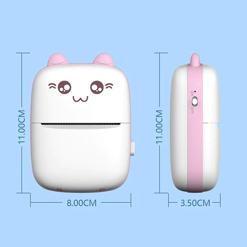 Bluetooth-Compatible Mini Thermal Printer