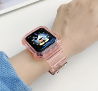 Sport Clear Band + Case voor Apple Watch