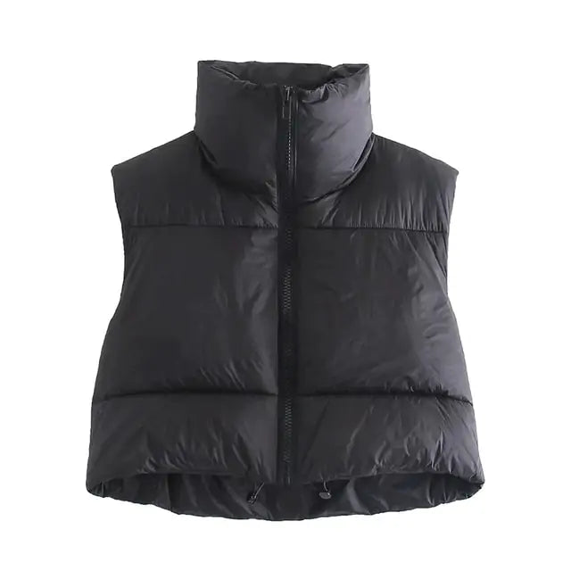 Gewatteerd vest winterjas jas