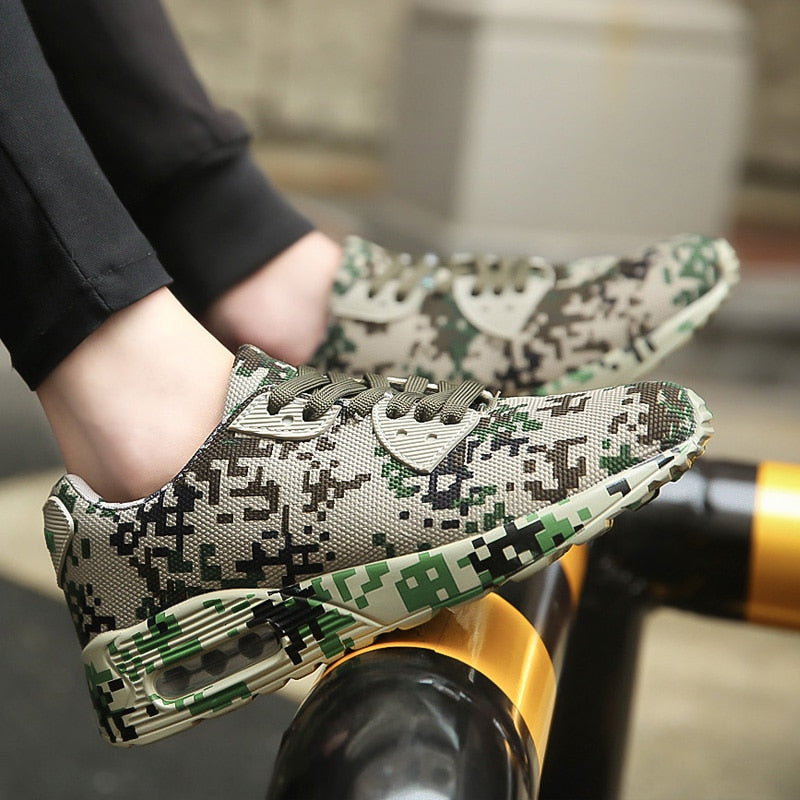 Camouflage sneakers