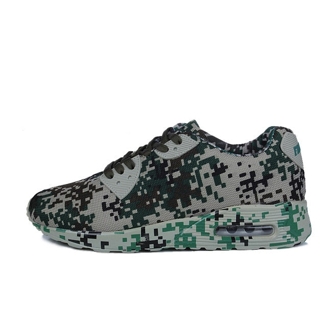 Camouflage sneakers