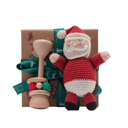 Set Baby Kerst Rammelaars - Een Schattig en Speels Kerstcadeau voor Kleintjes