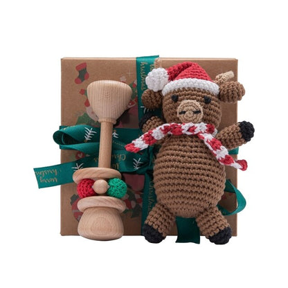 Set Baby Kerst Rammelaars - Een Schattig en Speels Kerstcadeau voor Kleintjes