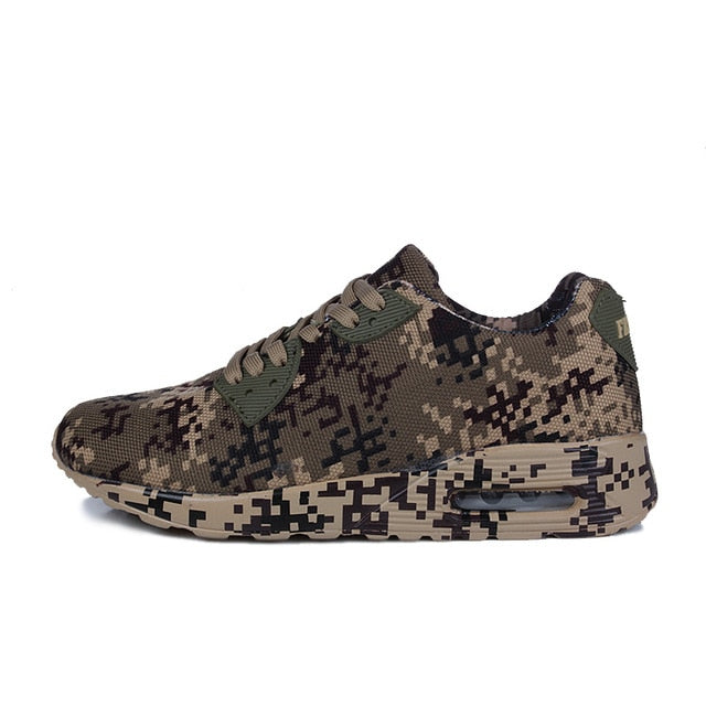 Camouflage sneakers