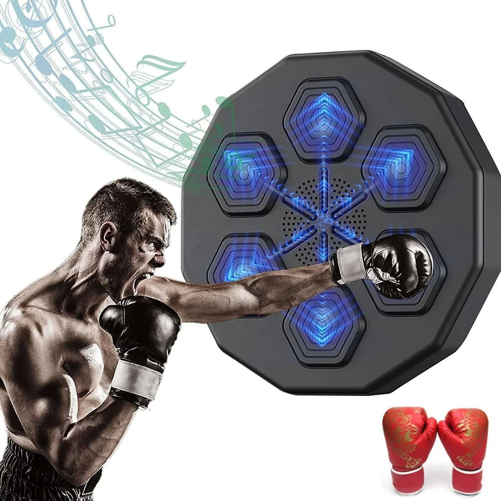 Smart Music Boxing Machine - Intelligente Bokszak - Verbinding met Bluetooth - Digitale Boksmachine met Muziek - Boksbal - Boxmachine - Training op Niveau - Boxing - Fitness