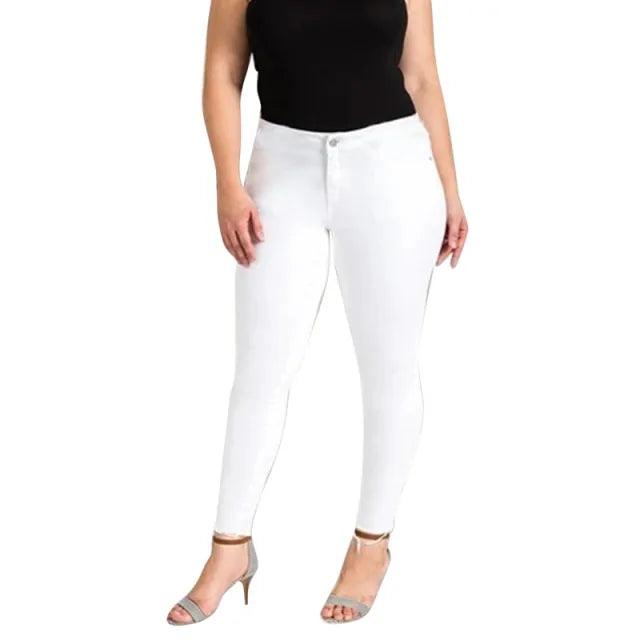 Plus-size denimjeans dames