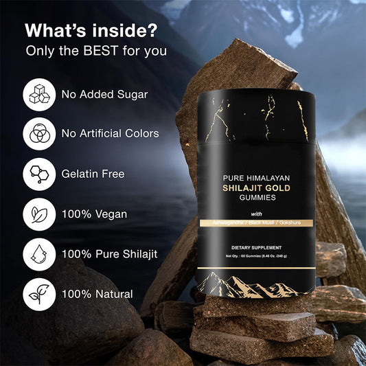 pure himalayan shilajit gold gummies