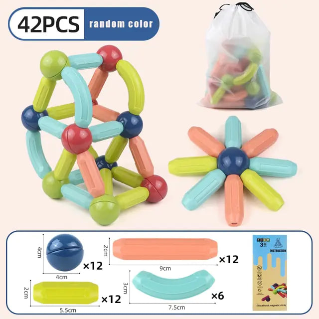 Magnetische constructorblokken voor kinderen