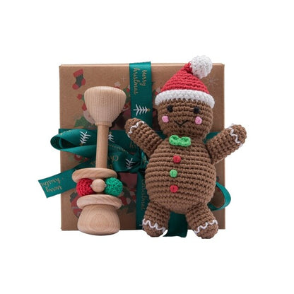 Set Baby Kerst Rammelaars - Een Schattig en Speels Kerstcadeau voor Kleintjes