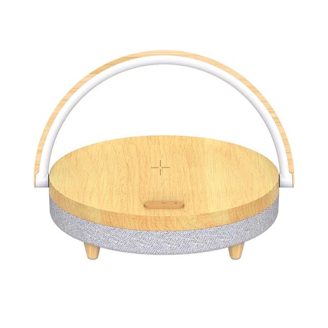 Wireless charging and music table lamp