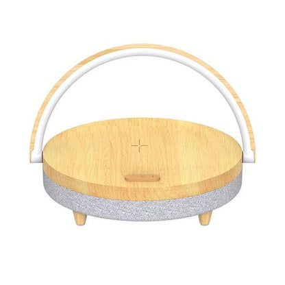 Wireless charging and music table lamp