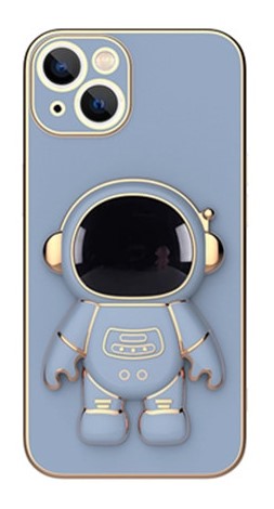 Iphone 3D Astronaut Telefoonhoes met Houder - Innovatieve Bescherming voor iPhone 14, 13, 12, 11 Pro Max, XR, XS, 7, 8 Plus, SE 2022