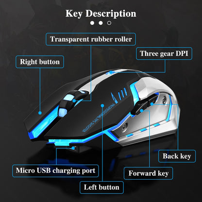 Dual-Mode Draadloze Gaming Muis