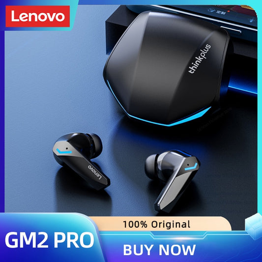 Orijinal Lenovo GM2 Pro 5.3 Kulaklık Bluetooth Kablosuz Kulaklık, Düşük Gecikme ile Kulaklık HD Çağrı Çift Modlu Oyun Kulaklığı, Mic ile.