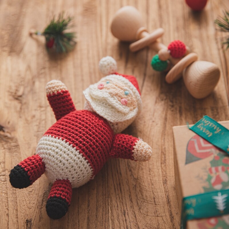 Set Baby Kerst Rammelaars - Een Schattig en Speels Kerstcadeau voor Kleintjes