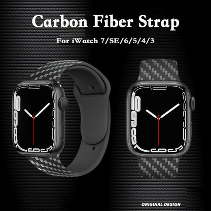 Carbon Fiber Strap voor Apple Watch